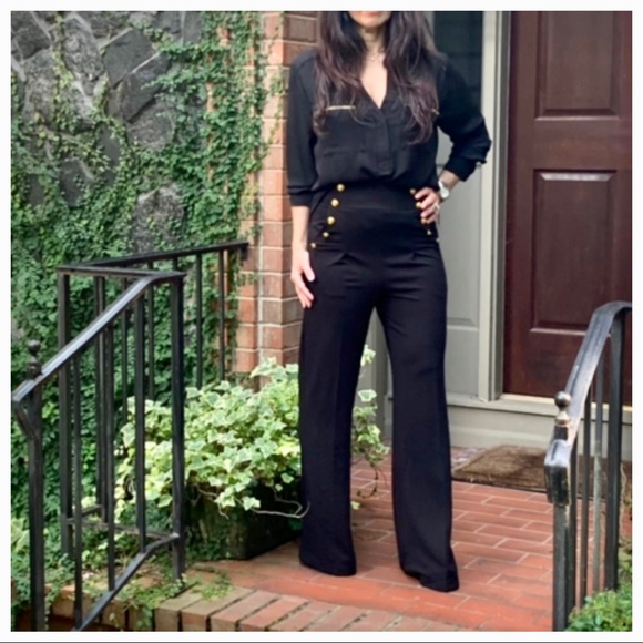 ✨RESTOCK ✨Black gold button side pocket pants - Picture 8 of 8